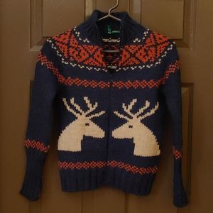 Zip Sweater by Benneton - Lambswool